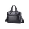 High quality waterproof leather briefcase
