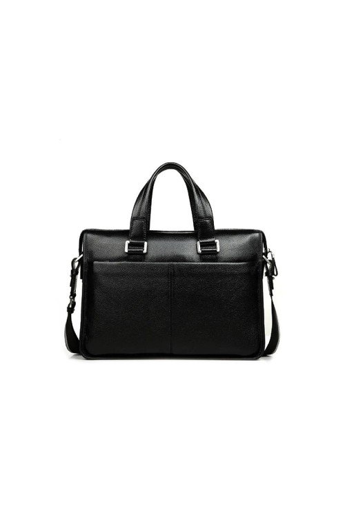 BC07-4-500x731-1 Black waxed leather durable business briefcase