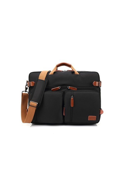 Large capacity leather durable business briefcase