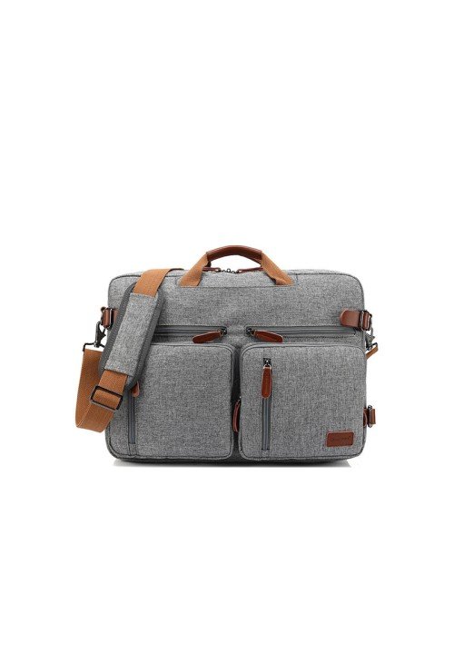 Large capacity leather durable business briefcase