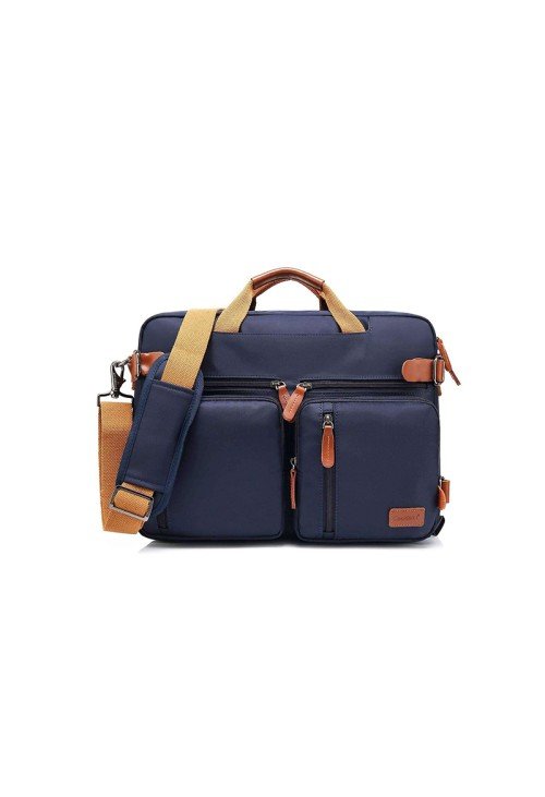 Large capacity leather durable business briefcase