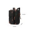 Large capacity leather durable business briefcase
