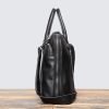 Lightweight waterproof leather business briefcase