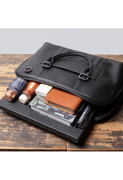 BC19-6-500x731-1 Lightweight waterproof leather business briefcase