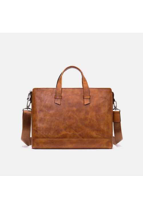 Luxurious soft leather business briefcase
