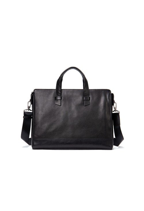 Luxurious soft leather business briefcase