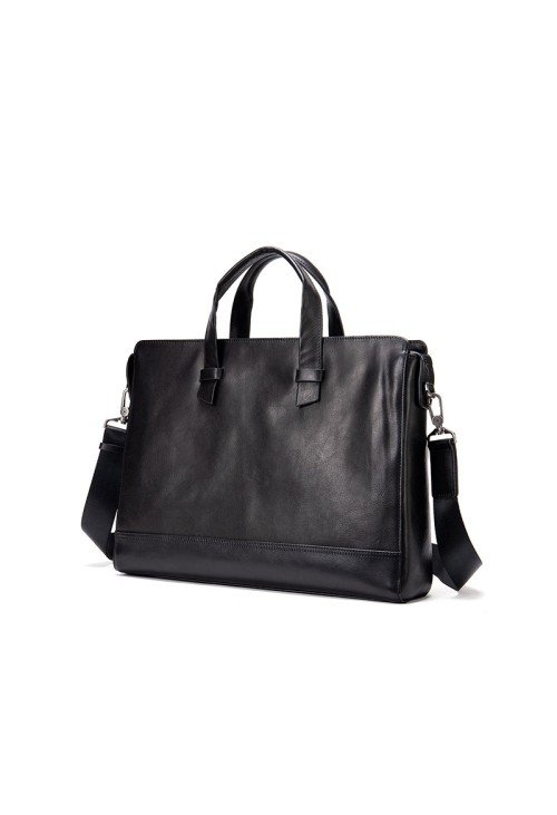 Luxurious soft leather business briefcase