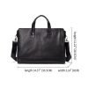 Luxurious soft leather business briefcase