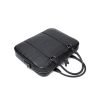 Crocodile textured leather business briefcase