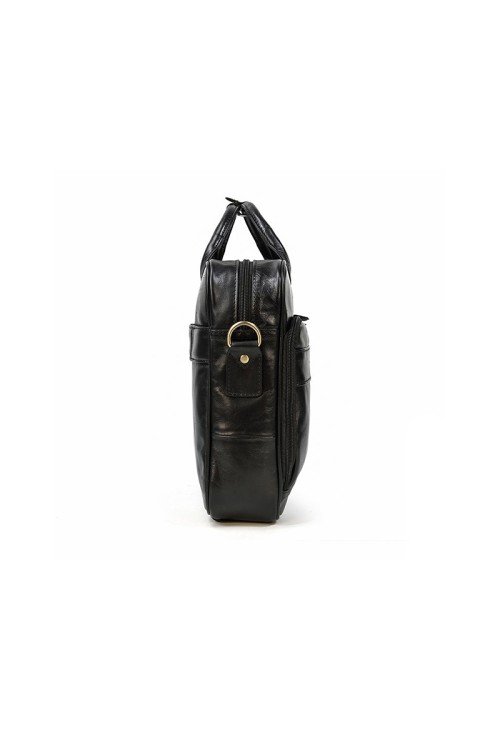 Casual business large capacity leather briefcase