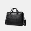 Luxurious high quality leather business briefcase