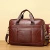Luxurious high quality leather business briefcase