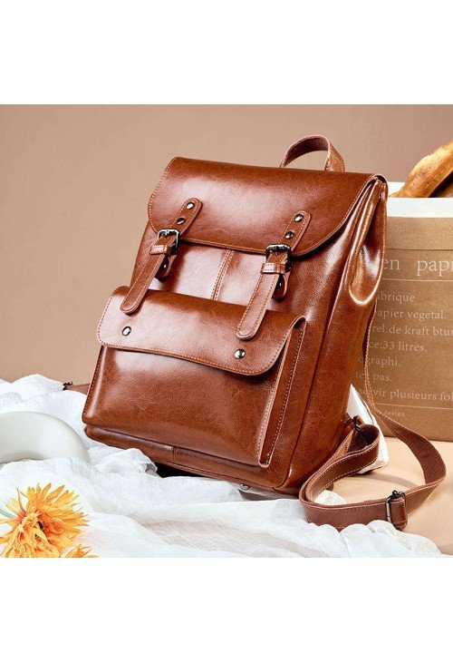 BP09-2-500x731-1 Portable vintage smooth leather backpack