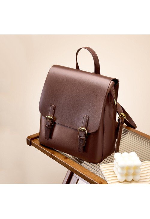 BP13-2-500x731-1 Fashion simple waterproof leather backpack