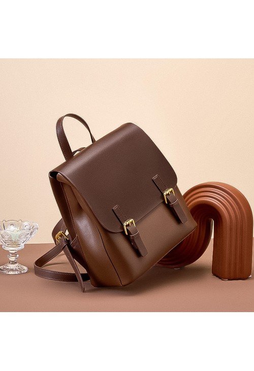 BP13-3-500x731-1 Fashion simple waterproof leather backpack