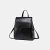 Classic and fashionable soft leather backpack