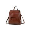 Classic and fashionable soft leather backpack