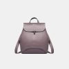 Convenient business waterproof leather backpack