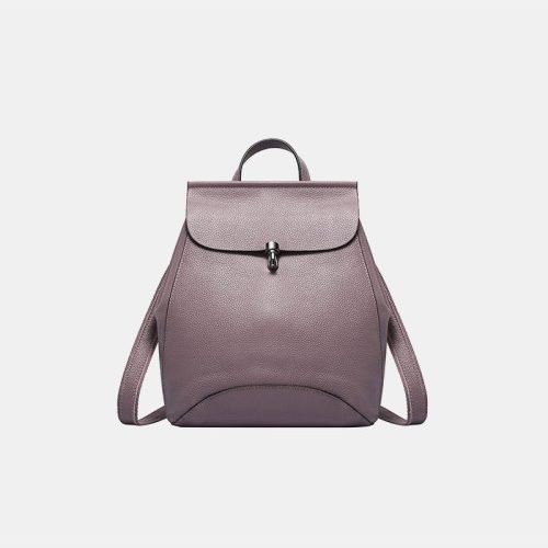 Convenient business waterproof leather backpack
