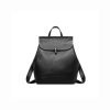 Convenient business waterproof leather backpack