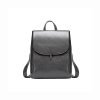 Simple and elegant smooth leather backpack