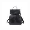 Elegant and comfortable waxed leather backpack