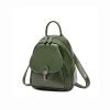 Waterproof vintage waxed leather backpack
