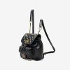 Lightweight luxury checkered leather backpack