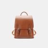 Fashion waterproof oil leather backpack