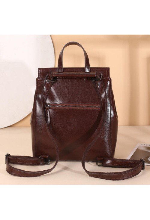 BP27-3-500x731-1 Classic simple waxed leather backpack