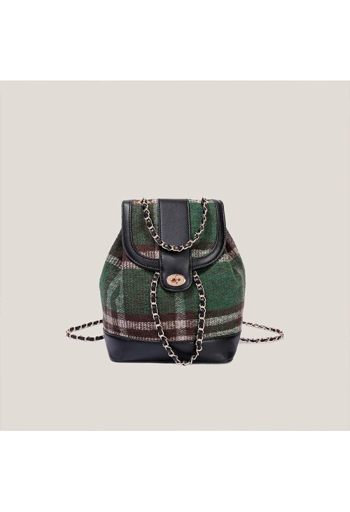 BP29-5-500x731-1 Vintage suede chain flap backpack