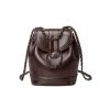 Elegant high-end chain clamshell backpack