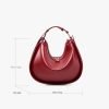 New smooth minimalist leather handbag