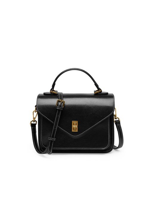 HB07-4-500x731-1 Luxurious smooth leather flap handbag