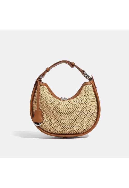 HB12-1-500x731-1 Simple large capacity woven women's handbag