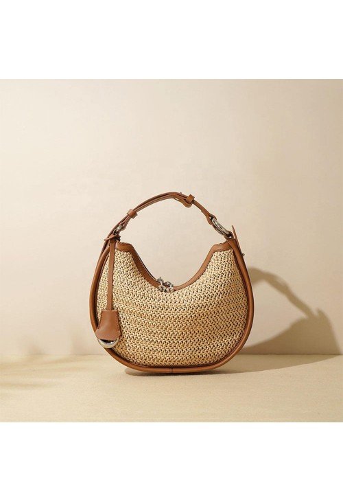 HB12-2-500x731-1 Simple large capacity woven women's handbag