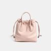 Fashionable simple pleated women's handbag
