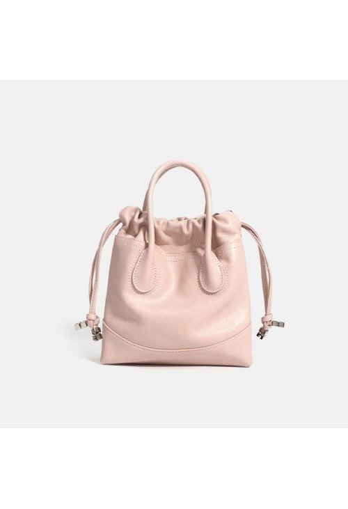 Fashionable simple pleated women's handbag