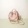 Fashionable simple pleated women's handbag