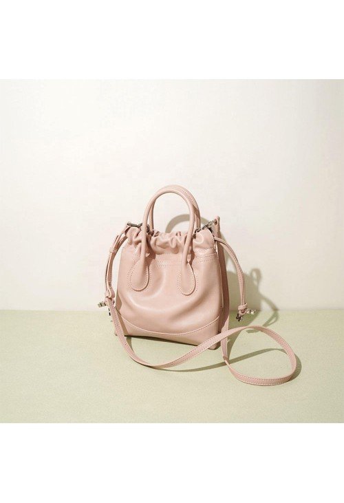 Fashionable simple pleated women's handbag