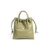 Fashionable simple pleated women's handbag