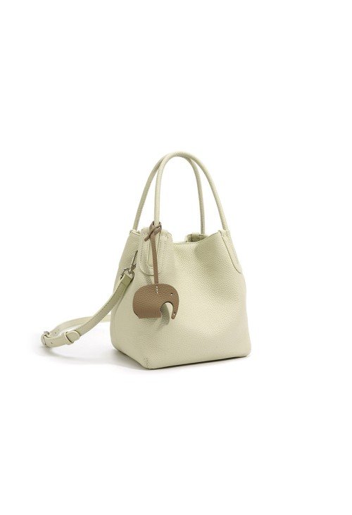 High quality genuine leather bucket women's handbag