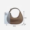 New luxury half moon women's handbag