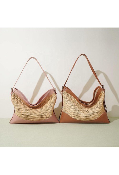 HB18-3-500x731-1 High quality vintage straw women's handbag