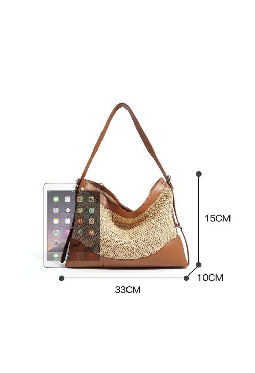 HB18-6-500x731-1 High quality vintage straw women's handbag