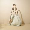 Soft leather large capacity women's handbag