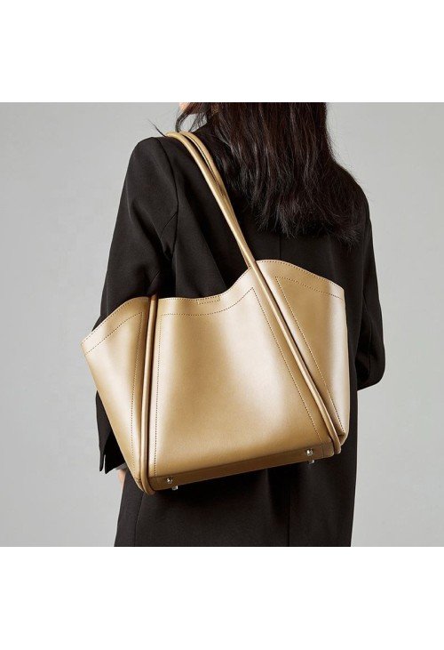 HB21-4-500x731-1 Smooth leather large capacity women's handbag