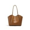 Smooth leather large capacity women's handbag