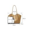 Smooth leather large capacity women's handbag