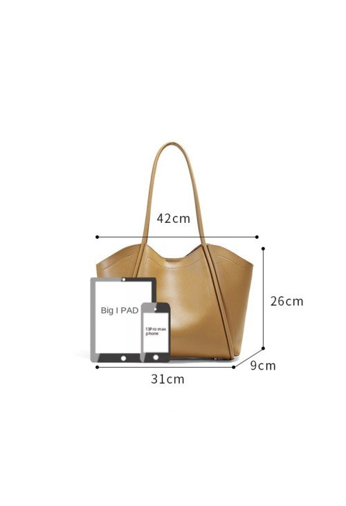 HB21-6-500x731-1 Smooth leather large capacity women's handbag